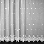 Forbyt organzová záclona 27018, vyšívané ornamenty, s bordurou, bílá, výška 140cm ( v metráži) – Hledejceny.cz