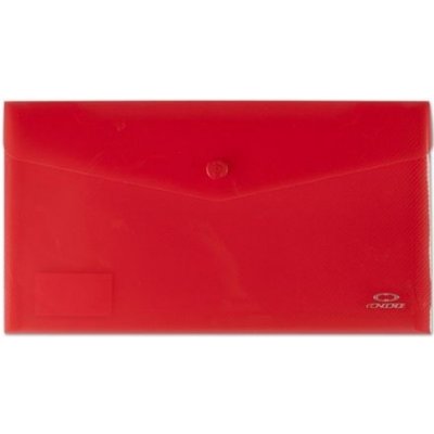 Spisové desky CONCORDE s drukem DL, transp. červená – Zboží Živě