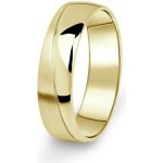 Danfil prsten snubní DF01 P žluté zlato bez kamene – Zboží Mobilmania