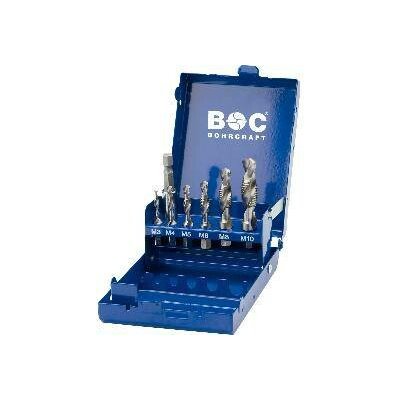 BOHRCRAFT strojních kombi závitník-sada M10 SPLIT POINT 1/4" 6tihranhřídel – Hledejceny.cz