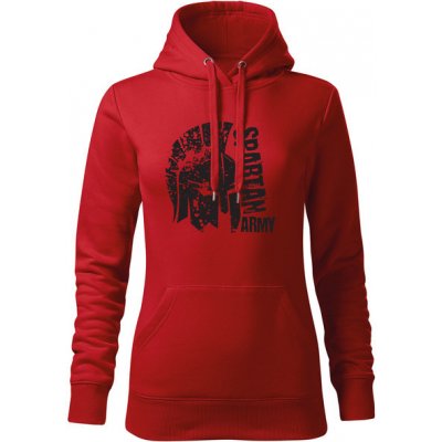 Dragowa dámská mikina s kapucí León červená – Zboží Dáma