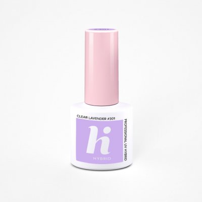 Hi Hybrid lak na nehty clear lavender 301 5 ml – Sleviste.cz