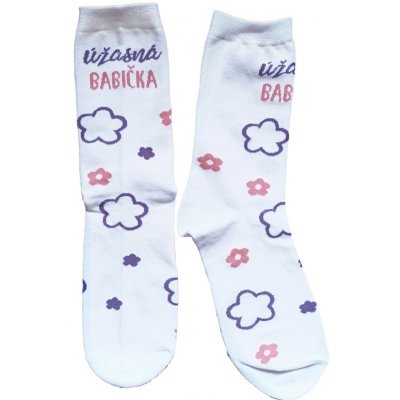 Veselé ponožky Úžasná babička