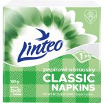 Linteo Classic bílé papírové ubrousky 100ks 33x33cm – Zboží Dáma