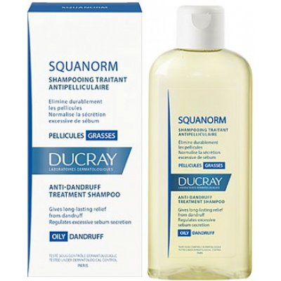 Ducray Squanorm šampon na mastné lupy 200 ml – Zbozi.Blesk.cz