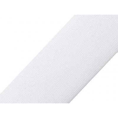 Prima-obchod Pruženka hladká šíře 60 mm tkaná, barva 1 bílá