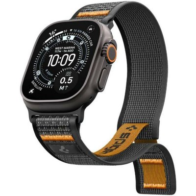 Spigen Athlex Air 2 Apple Watch 6/7/8/9/10/SE/SE 2/Ultra/Ultra 2/Ultra 3 44/45/46/49 mm Aktivní oranžová AMP10607 – Zboží Živě