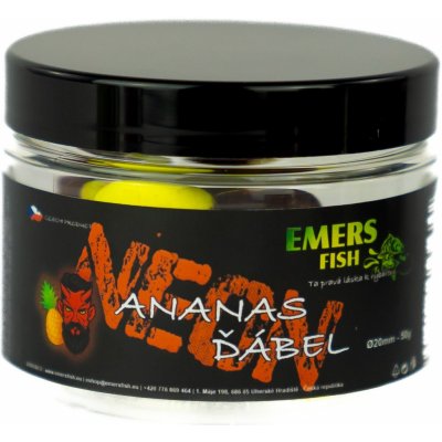 Emers Fish Boilies NEONKY 50g 20mm Ananas Ďábel – Zboží Mobilmania