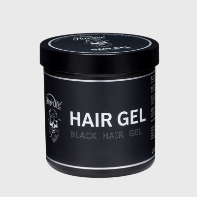 Hairotic Hair Gel Black černý gel na vlasy 1000 ml