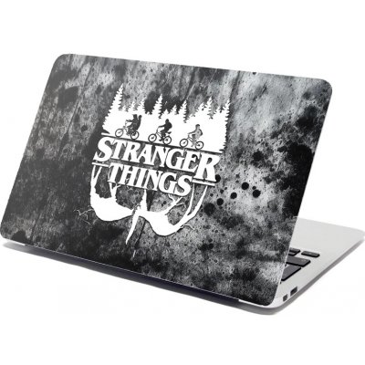 Sablio Samolepka na notebook Stranger Things White - 29x20 cm – Zboží Živě