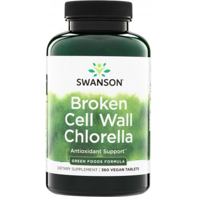 Swanson Chlorella 500 mg 360 tablet – Hledejceny.cz