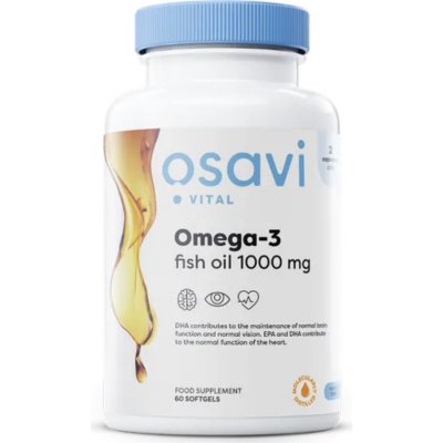 Osavi Omega-3 rybí olej 60 kapslí – Hledejceny.cz