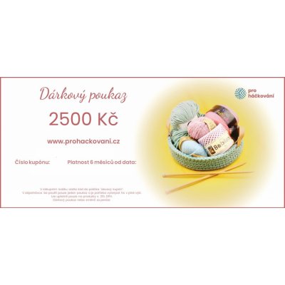 Dárkový poukaz 2500 KČ – Hledejceny.cz