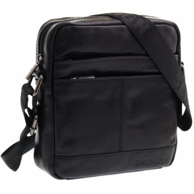 Sendi Design pánská kožená crossbody taška B-710 černá – Zboží Mobilmania