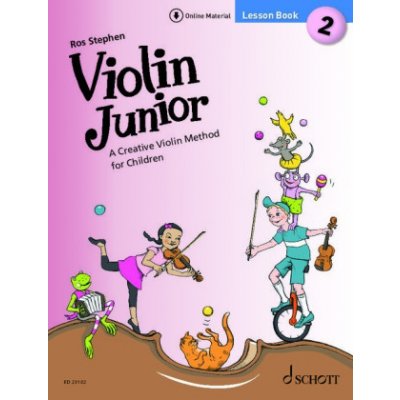 Stephen Violin Junior Lesson Book 2 A Creative Violin Method for Children Book with Media Online Stephen Ros – Sleviste.cz