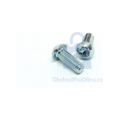 Šroub BUTTON, čočková hlava, drážka TORX , ISO 7380, 10.9, zinek bílý M8 x 20 - hobby balení, balení 1 ks – Zboží Mobilmania