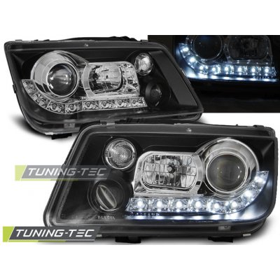 Tuning-Tec Přední čirá LED světla Volkswagen Bora (1998 - 2005) - černé – Hledejceny.cz