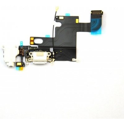 Nabíjecí port + Audio Jack konektor Flex pro Apple iPhone 6S bílá – Zboží Mobilmania