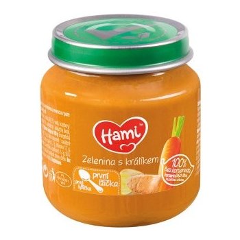 Hami Zelenina s králíkem první lžička 125 g