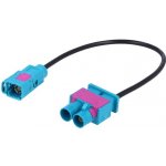 Anténní adaptér dvojitý 2x Fakra Samec 1x Fakra Samice – Sleviste.cz