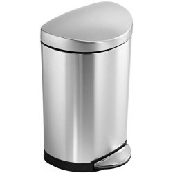 Simplehuman CW1833 Pedálový 10 l půlkulatý kartáčovaná nerez FPP