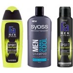 Fa Men Sport Energy Boost sprchový gel 250 ml + deodorant 150 ml + Syoss Clean & Cool Men šampon 440 – Hledejceny.cz