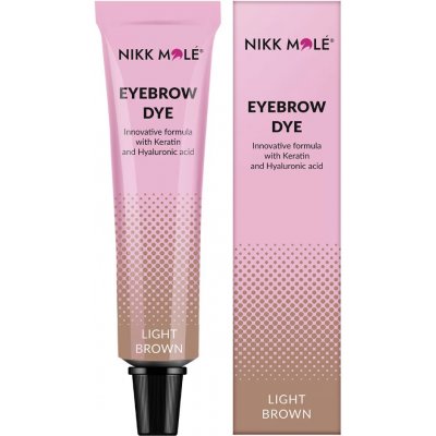 Nikk Mole barva na řasy a obočí Light Brown 15 ml – Zbozi.Blesk.cz