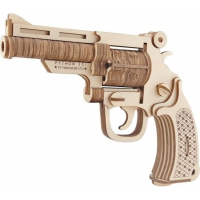 Woodcraft Dřevěné 3D puzzle Revolver M19 – Zboží Mobilmania