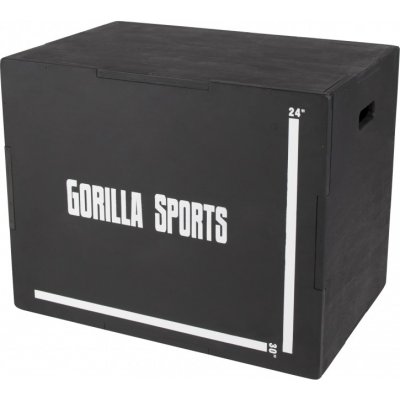 Gorilla Sports Plyobox černý – Zboží Mobilmania