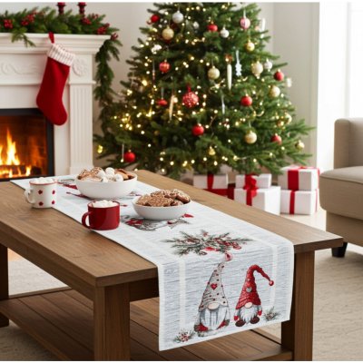 Mondo Vánoční Gobelínový běhoun skřítek Chenille IT020 40x180cm – Sleviste.cz