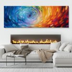 Obraz na plátně - Mizící v jiném světě, Abstrakce FeelHappy.cz Velikost obrazu (šířka x výška): 150 x 50 cm – Hledejceny.cz