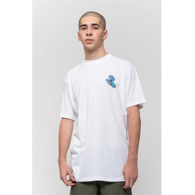 Santa Cruz Screaming Hand Chest T-Shirt White