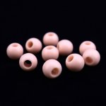 Pro Háčkování Plastový korálek lesklý Ø 10x12 mm světle růžový - 10 ks – Hledejceny.cz