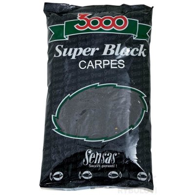 Sensas 3000 SUPER BLACK CARP 1kg – Zbozi.Blesk.cz
