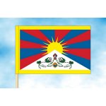 LIBEA, s.r.o. Vlajka Tibetu Rozměr: 40×60 cm, Uchycení: Návlek na žerď – Hledejceny.cz