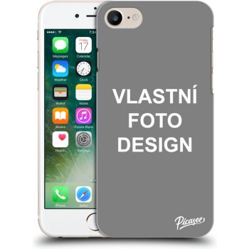 Pouzdro Picasee silikonové Apple iPhone 8 - Vlastní design/motiv čiré