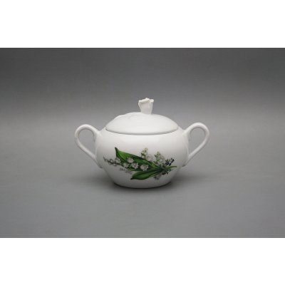 Bohemia Porcelán 1987 Cukřenka 0,3l s oušky Rokoko Konvalinky BB – Zboží Dáma