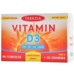 TEREZIA Vitamin D3 2000 IU Limitovaná edice 90 + 30 tobolek – Hledejceny.cz