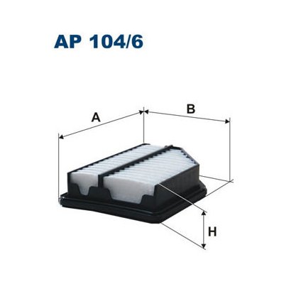 Vzduchový filtr FILTRON AP 104/6 – Hledejceny.cz