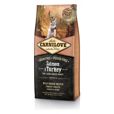 Carnilove Salmon & Turkey for Large Breed Puppy 12 kg – Zbozi.Blesk.cz