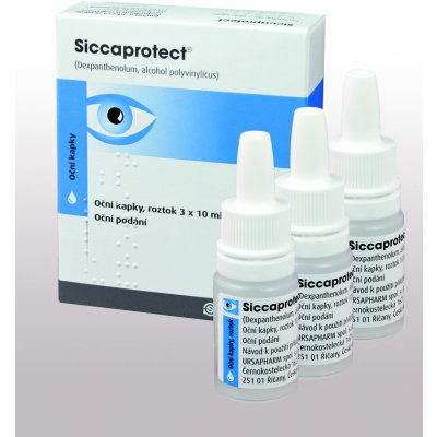 SICCAPROTECT OPH 30MG/ML+14MG/ML OPH GTT SOL 3X10ML – Zboží Dáma