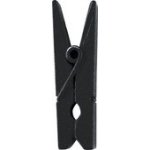 Svatba-eshop Dekorační kolíček černý 12 ks - Dřevěné kolíčky k dekoraci – Hledejceny.cz