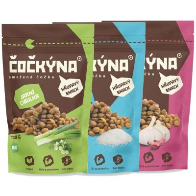 Čočkýna Smažená Čočka mořská sůl 100 g – Zboží Dáma