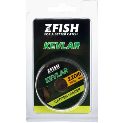 Zfish šňůra Kevlar Braid Hnědá 10m 80kg – Zboží Dáma