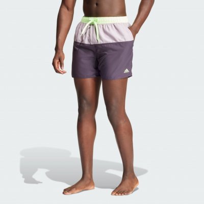 adidas plavecké šortky Colorblock CLX fialovo zelené – Hledejceny.cz