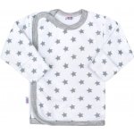 New Baby Kojenecká košilka Classic II šedá s hvězdičkami – Zboží Mobilmania