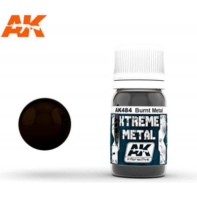 AK Interactive Xtreme Metal Burnt Metal – Zboží Dáma