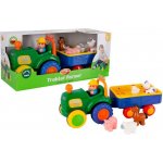 Kiddieland traktor se zvířátky Activity se zvukem a světlem 24752 zelená – Hledejceny.cz