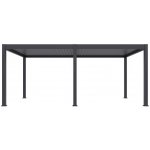 Hliníková pergola Gutroof DELUXE PRO AUTOMATIC 4x6 m, antracit – Hledejceny.cz