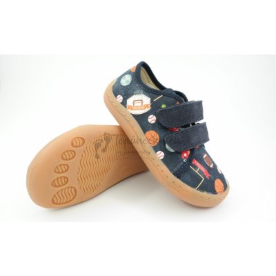 Froddo dětské barefoot plátěnky G1700310 blue – Sleviste.cz